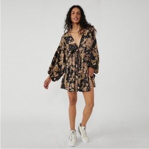 Free People Arzel Mini Dress size L